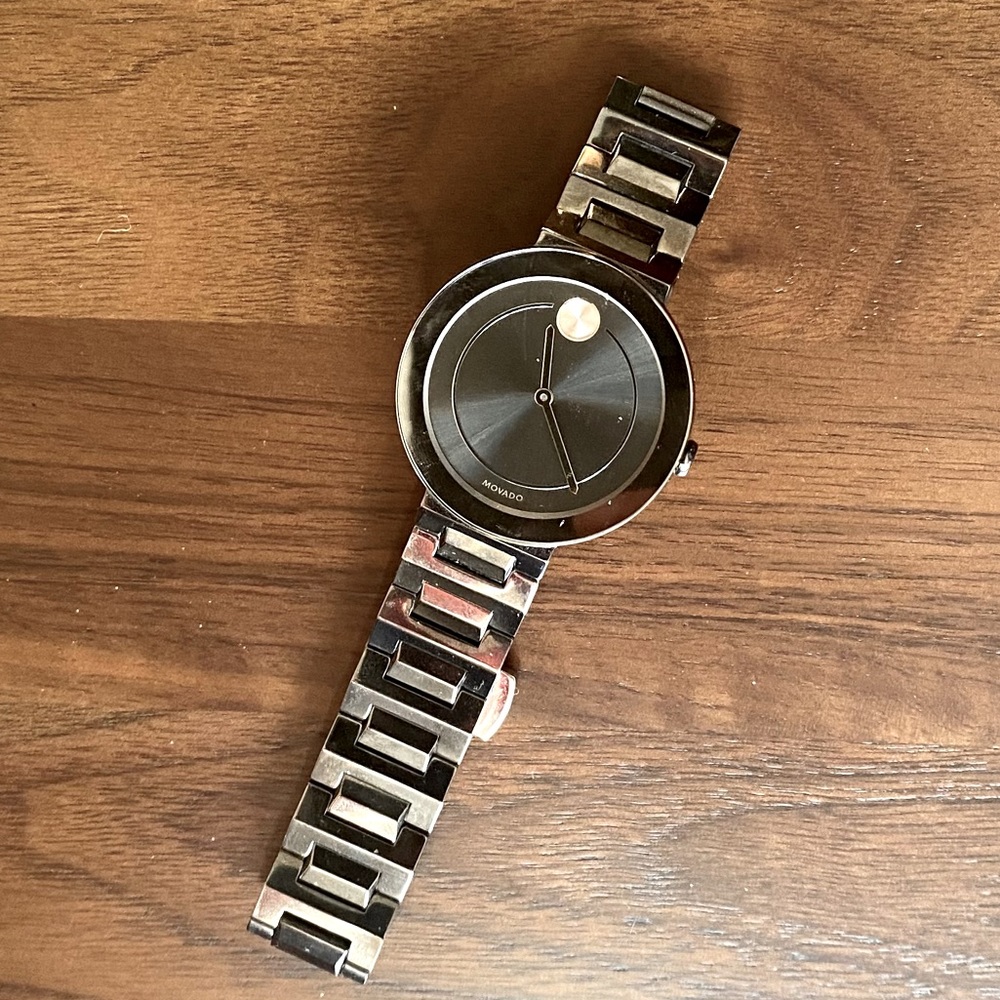 Movado Bold 34 mm Women’s Watch - Gunmetal - Picture 1 of 6